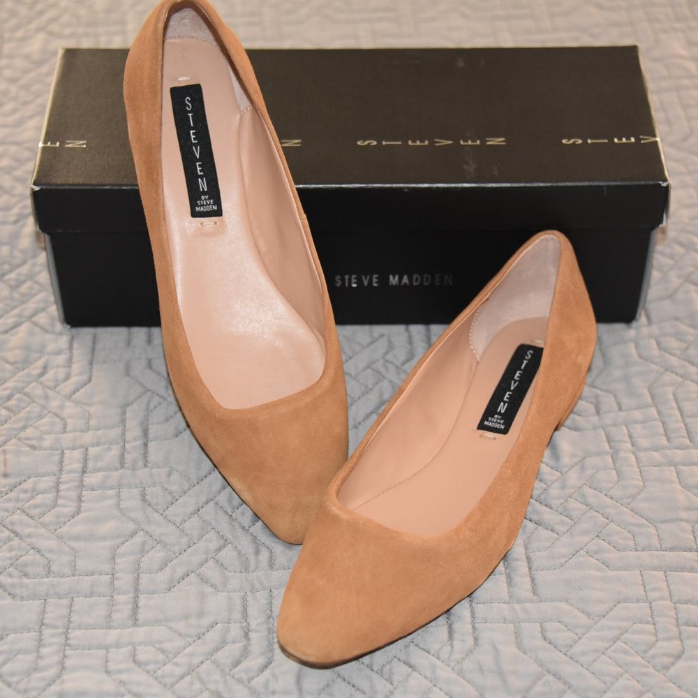 NIB Steve Madden STEVEN Bantry 8.5 flats Camel